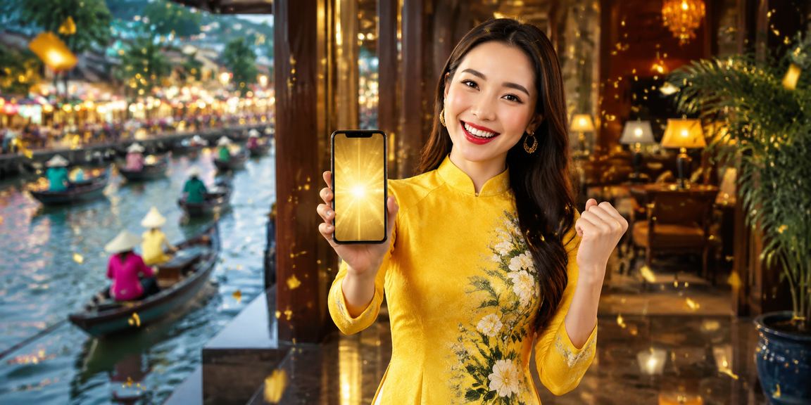 Màn hình Jackpot trên điện thoại với các ô trò chơi nổi bật